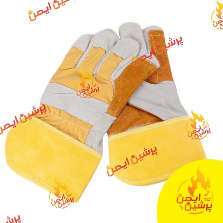 فروش مستقیم دستکش کار چرمی